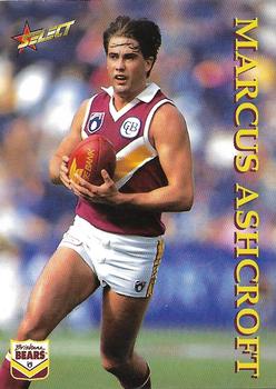 1995 Select AFL #171 Marcus Ashcroft Front